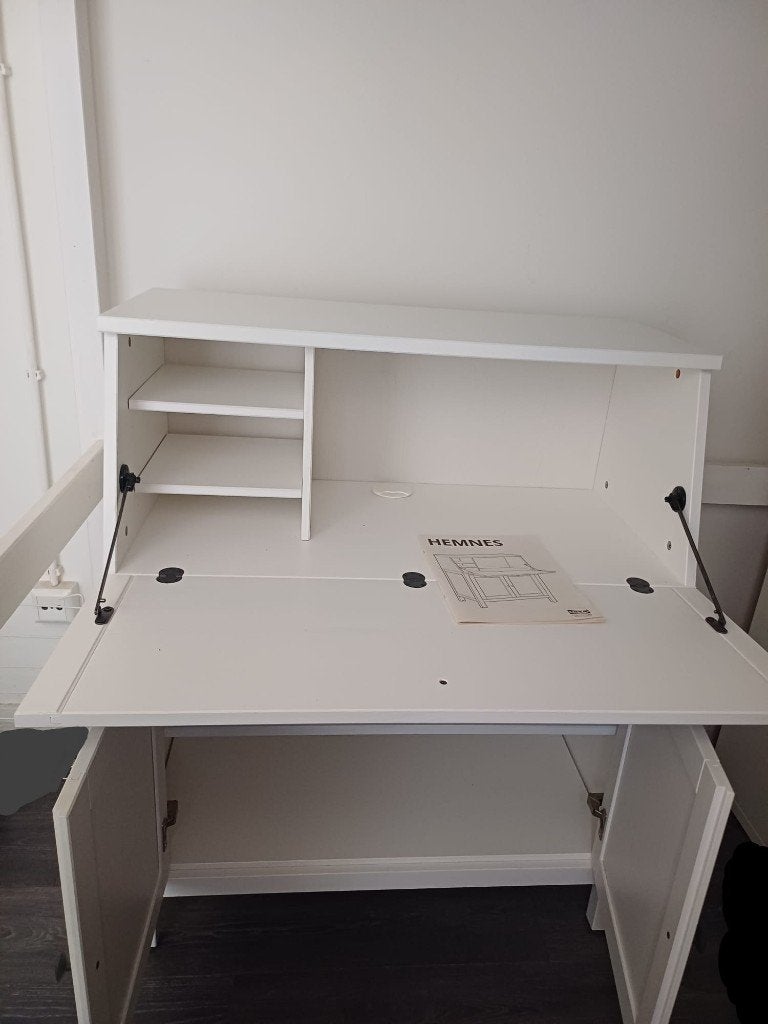 Witte secretaire, Ophalen, Gebruikt, Klassiek