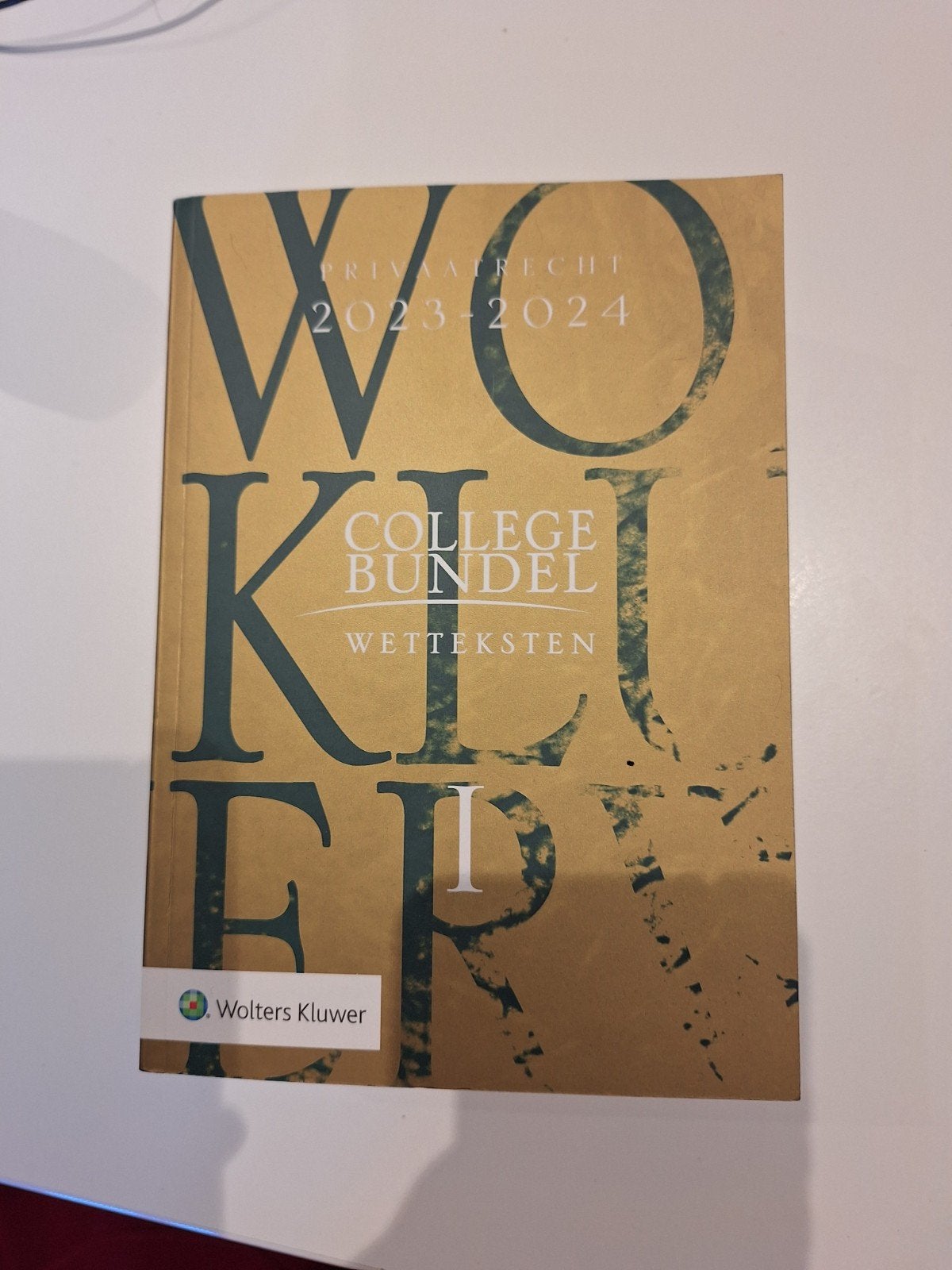 Collegebundel Privaatrecht 2023-2024 Wolters Kluwer, Boeken, Zo goed als nieuw, Wolters Kluwer, Gamma, HBO