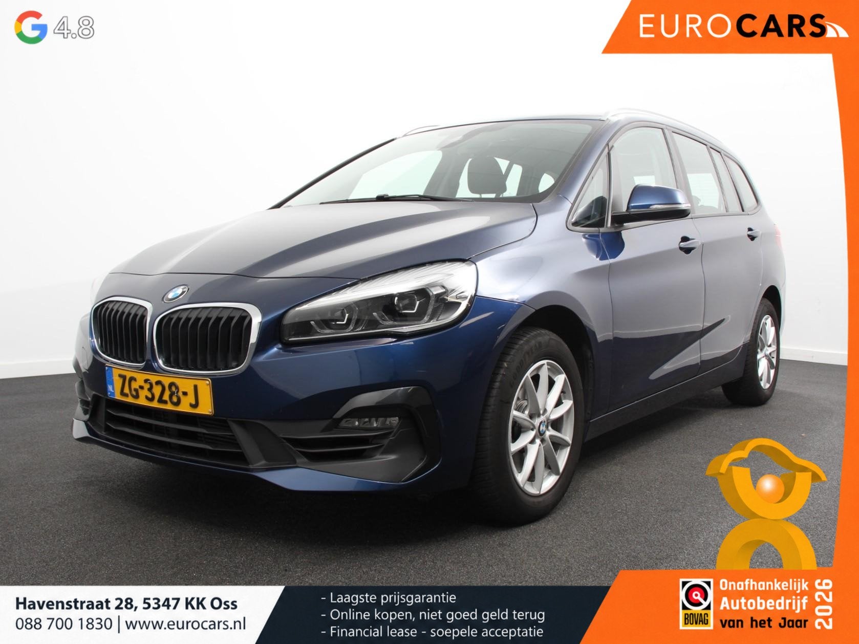 BMW 2-serie Gran Tourer 218i Automaat Corporate Lease Execut, Auto's, Stof, Gebruikt, 2-Serie Gran Tourer, Blauw