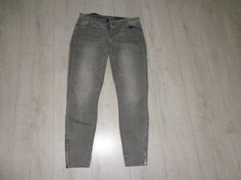 grijze damesspijkerbroek van Black Orchid Los Angeles, maat, Ophalen of Verzenden, Gedragen, Grijs, W28 - W29 (confectie 36)