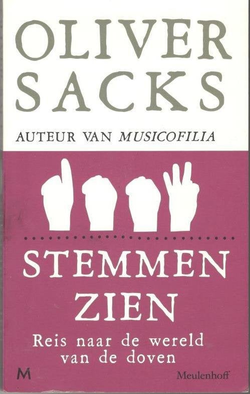 Oliver Sacks - Stemmen zien., Boeken, Gezondheid, Dieet en Voeding, Nieuw, Ophalen of Verzenden