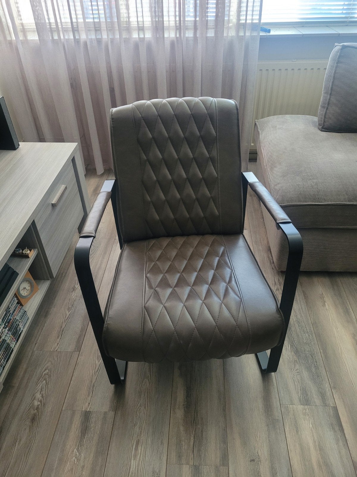 Fauteuil, Huis en Inrichting, Fauteuils, Ophalen, Zo goed als nieuw, Minder dan 75 cm, 50 tot 75 cm