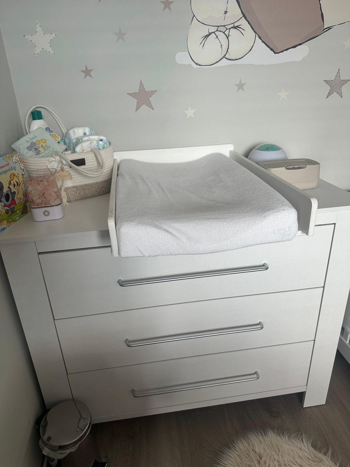 Complete babykamer: Commode, kast en ledikant, Ophalen, Gebruikt, 50 tot 70 cm, 100 cm of meer