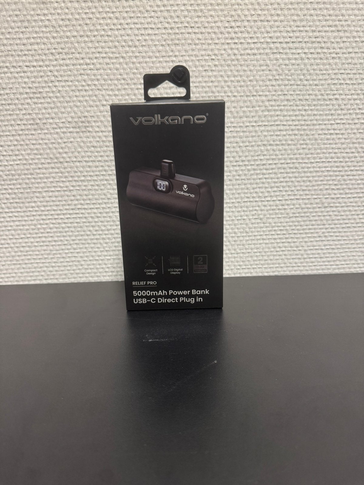 Powerbank mini Volkano Relief Pro 5000mAh USB-C, Ophalen of Verzenden, Nieuw