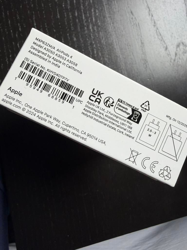 Airpods 4 nog nieuw in doos, Ophalen of Verzenden, Zo goed als nieuw