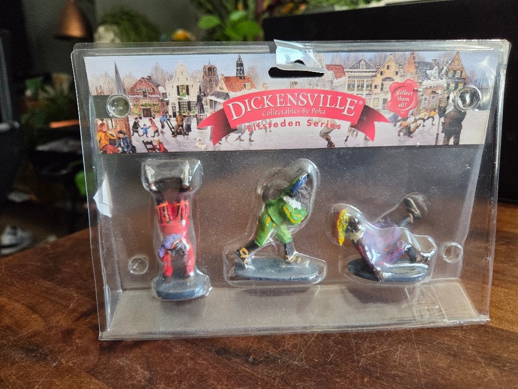Nieuw, Dickensville elfsteden serie, Pieten op schaats, Diversen, Ophalen of Verzenden, Nieuw