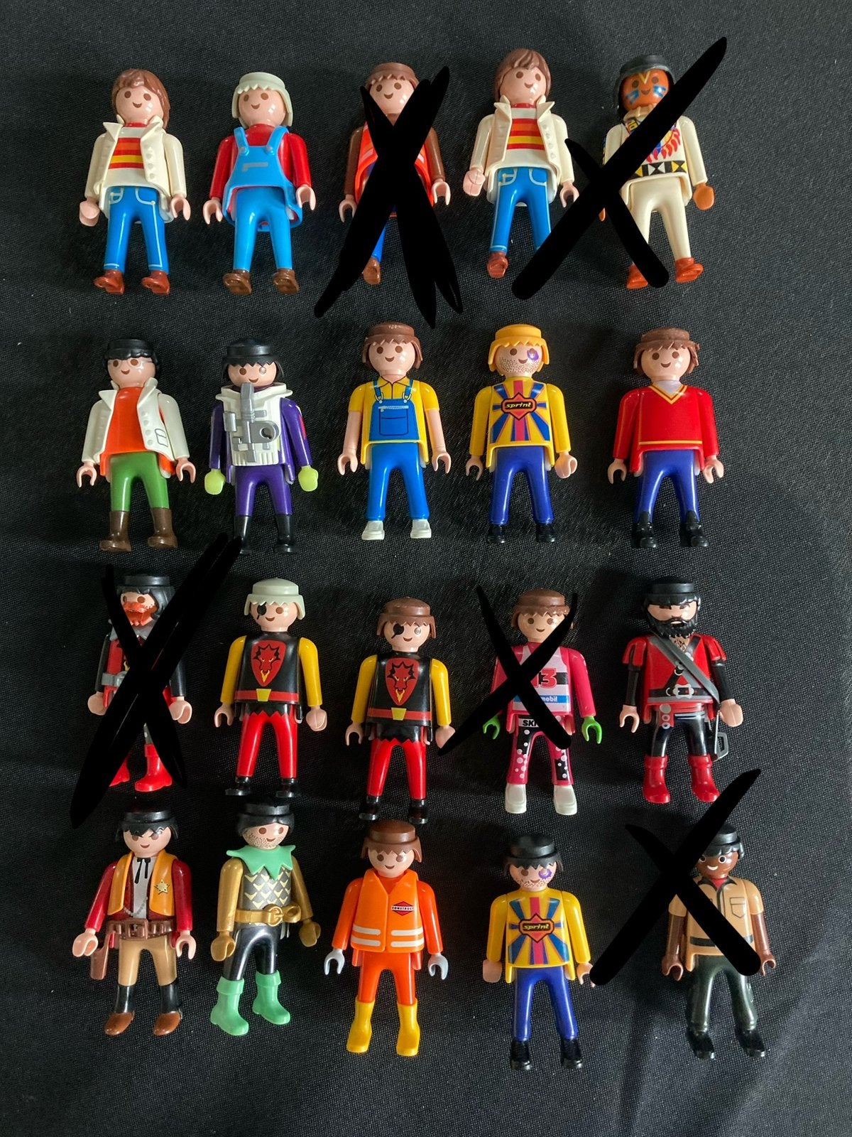 Playmobil mannen poppen 23, Ophalen of Verzenden, Zo goed als nieuw