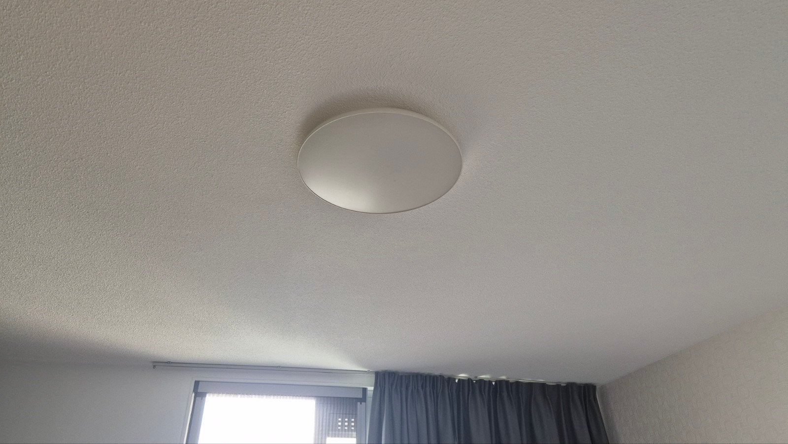 NYMÅNE Led-plafondlamp, wit, 45 cm, Ophalen, Zo goed als nieuw, Kunststof, Modern