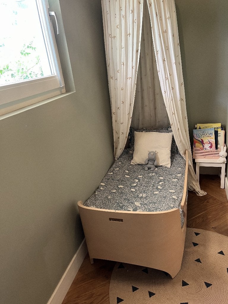 Leander meegroeibed / babybed/ juniorbed, Gebruikt, 70 tot 85 cm, Minder dan 140 cm, Ophalen
