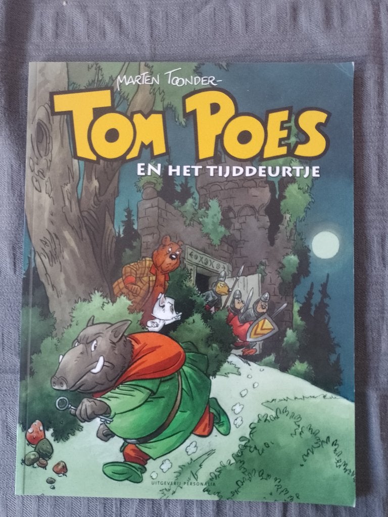 Tom Poes en het tijddeurtje - Marten Toonder., Eén stripboek, Ophalen of Verzenden, Gelezen, Marten Toonder