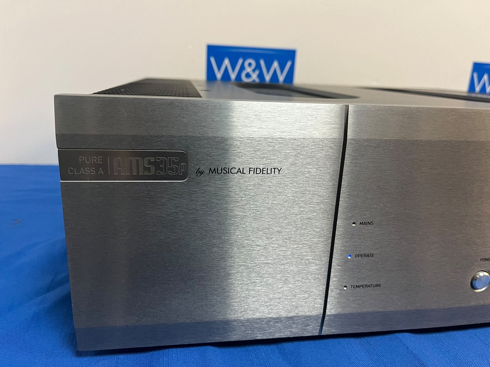 Musical Fidelity AMS35P Pure Class A Eindversterker - 31kg, Overige merken, Gebruikt, ., Ophalen of Verzenden