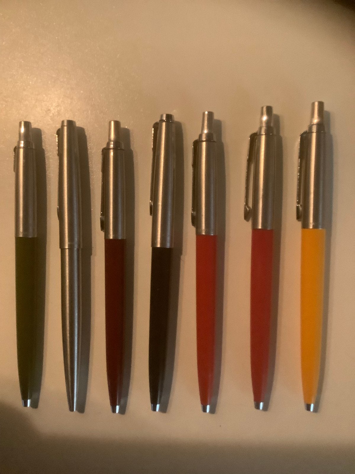 Vintage Parker Jotter Balpennen - Diverse Kleuren, Ophalen, Gebruikt, Balpen, Parker
