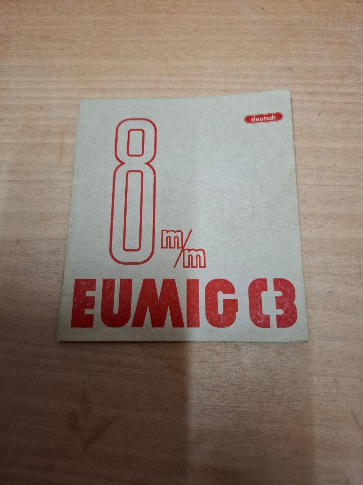 Eumig C3 8mm Filmcamera Handleiding (Duits), Ophalen of Verzenden, Gebruikt, Overige merken, Overig typen