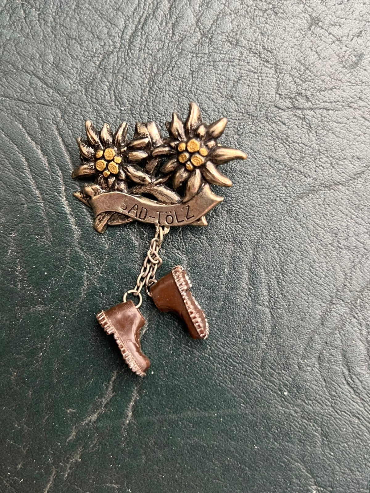 BROCHE BAD TÖLZ EDELWEISS WANDELSCHOENEN (A6), Ophalen of Verzenden, Gebruikt, Overige onderwerpen