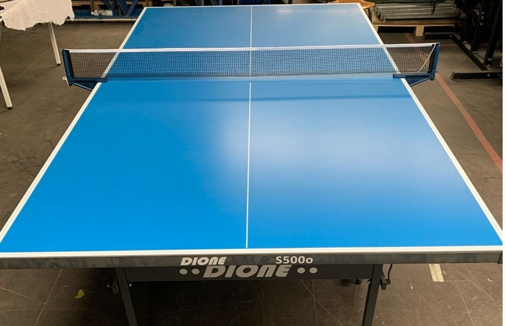 OUTDOOR Pingpongtafel  Tafeltennistafel - ZGAN, Sport en Fitness, Tafeltennis, Ophalen, Zo goed als nieuw, Tafel Outdoor, Verrijdbaar