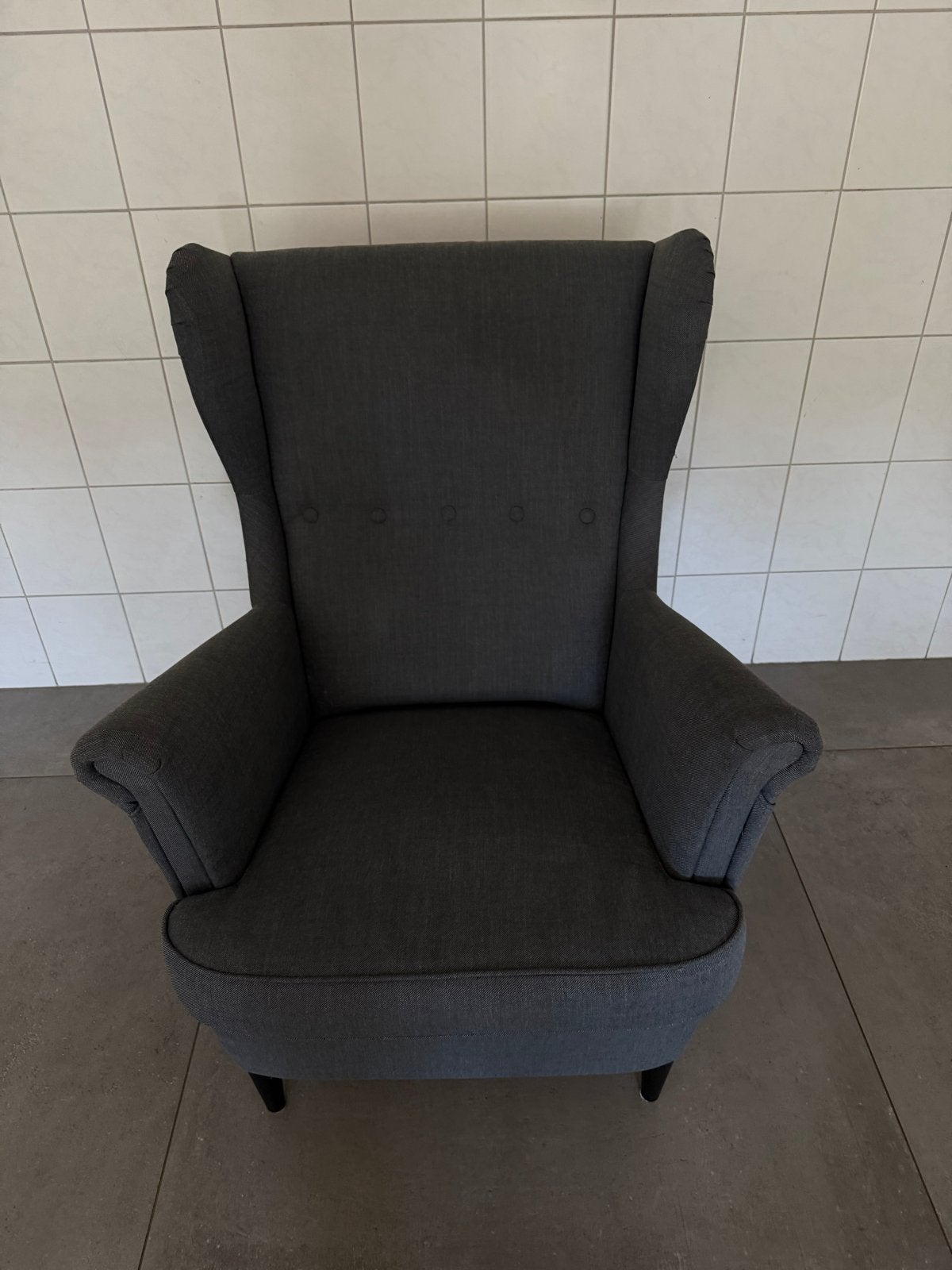 STRANDMON IKEA, Huis en Inrichting, Fauteuils, Ophalen, Zo goed als nieuw, Stof, 75 tot 100 cm