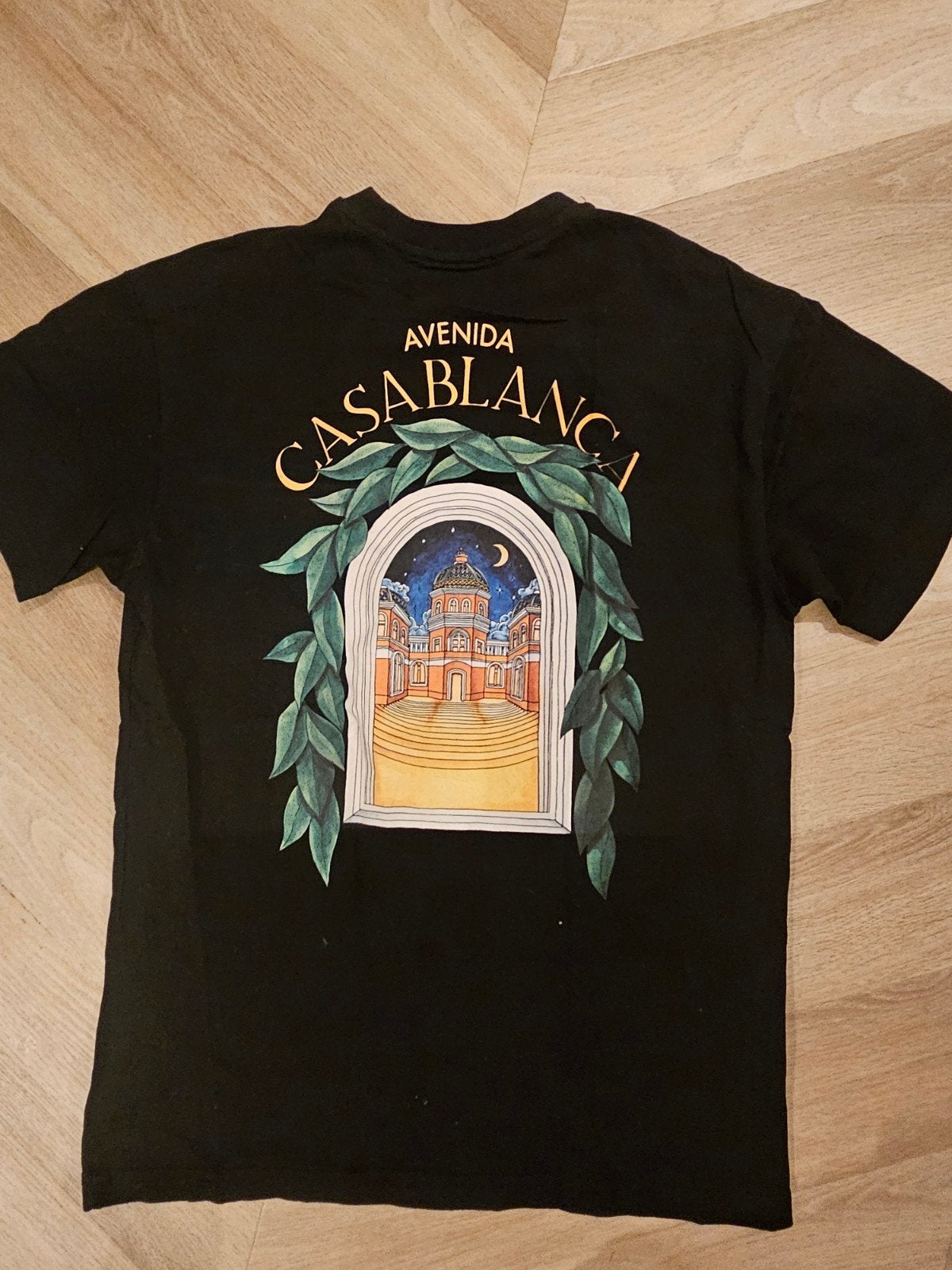 Casablanca shirtje Large, Kleding | Heren, T-shirts, Ophalen of Verzenden, Zo goed als nieuw, Maat 52/54 (L), Zwart