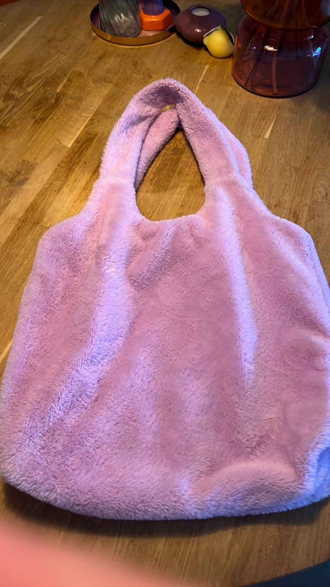 Paarse tas van de HEMA, Ophalen of Verzenden, Gebruikt, Paars, Schoudertasje