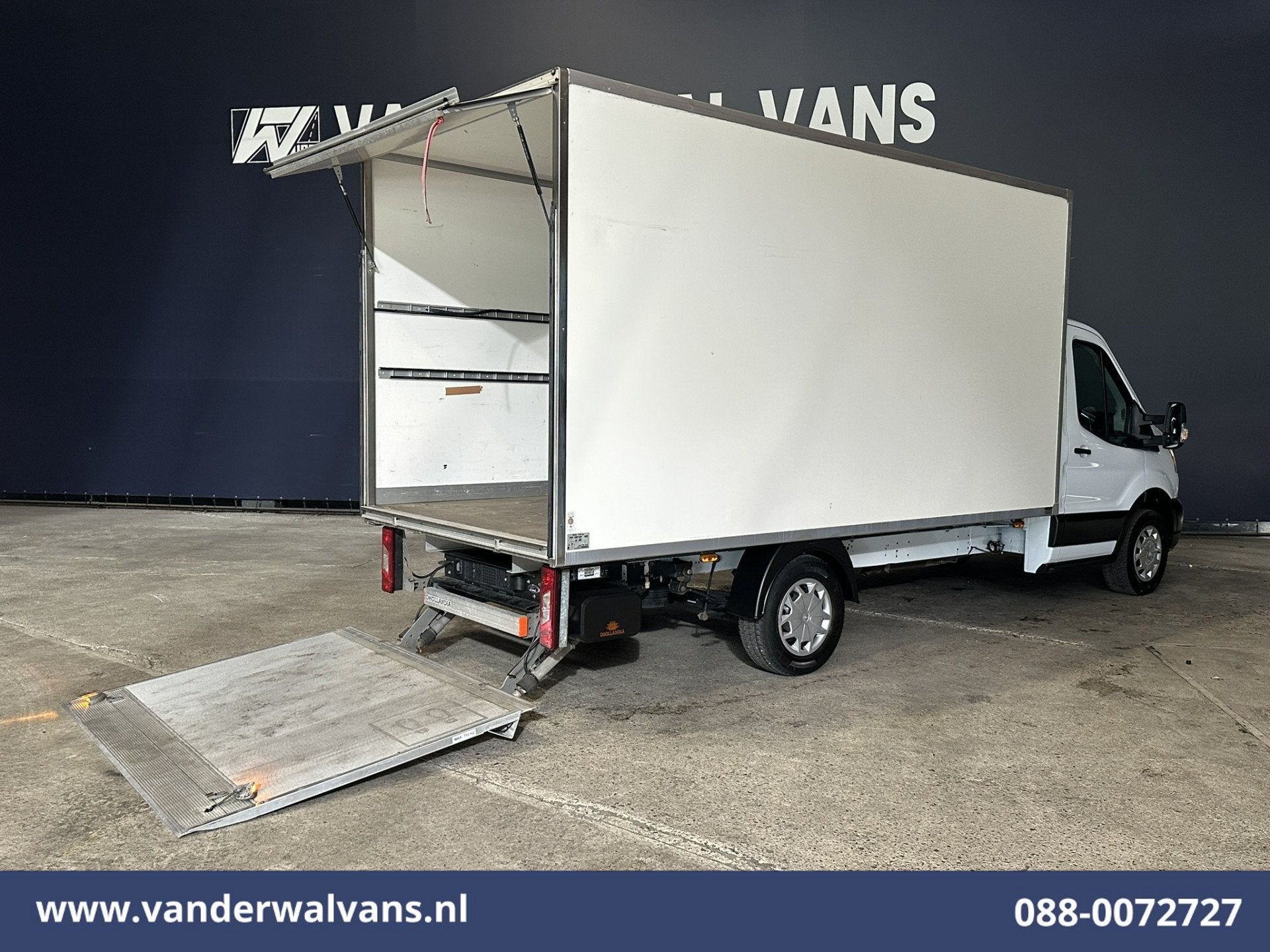 Ford Transit 2.0 TDCI 130pk Bakwagen Laadklep Euro6 Airco |, Voorwielaandrijving, Stof, 4 cilinders, Wit