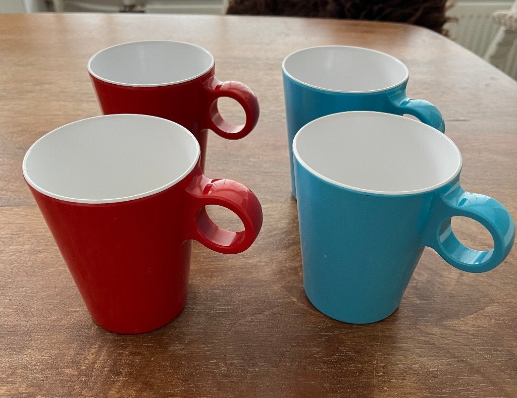 Camping servies bekers Mepal, Caravans en Kamperen, Ophalen of Verzenden, Gebruikt