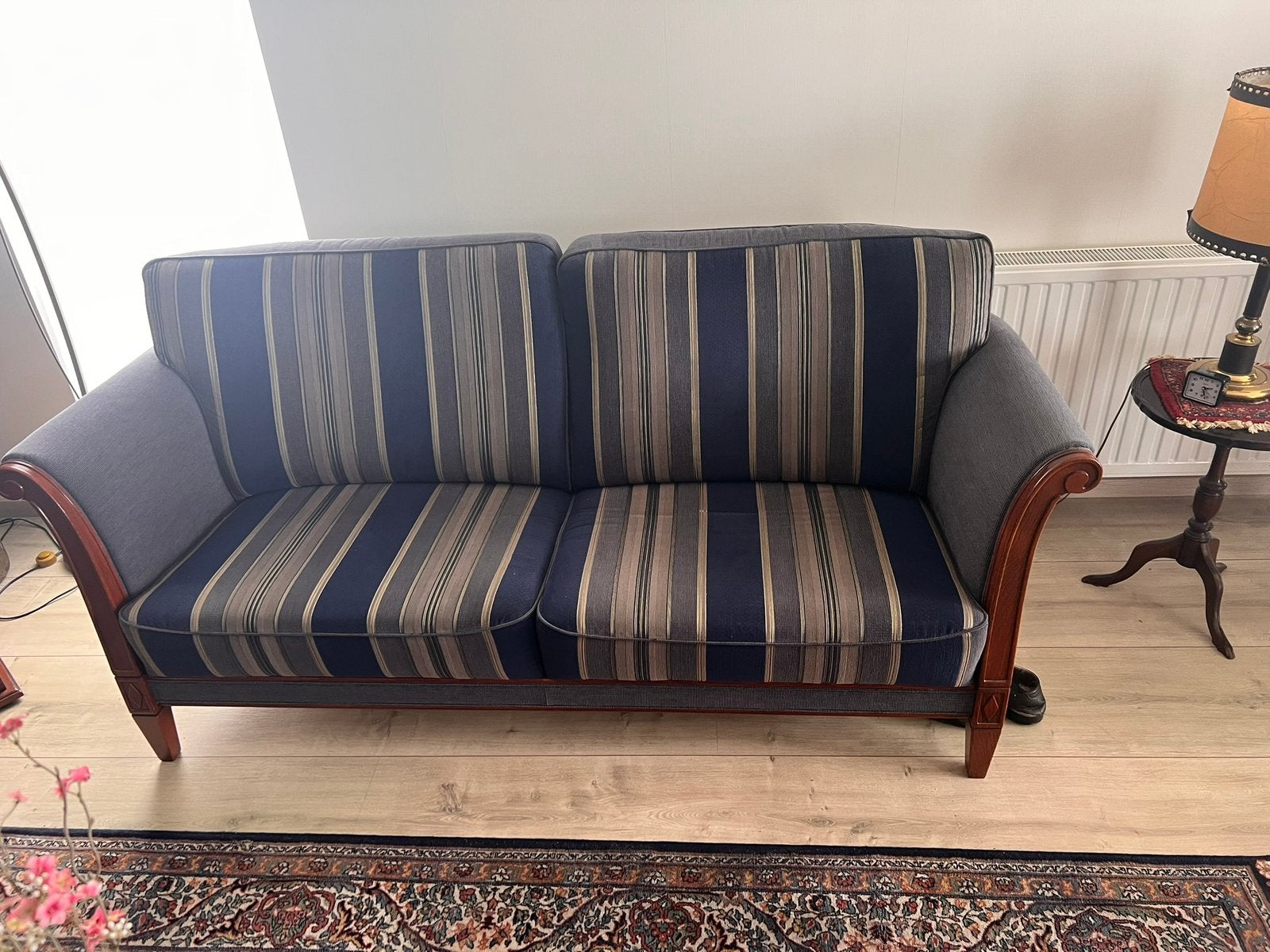 Klassiek bankstel 2-3. Zits, Ophalen, Gebruikt, 75 tot 100 cm, 150 tot 200 cm