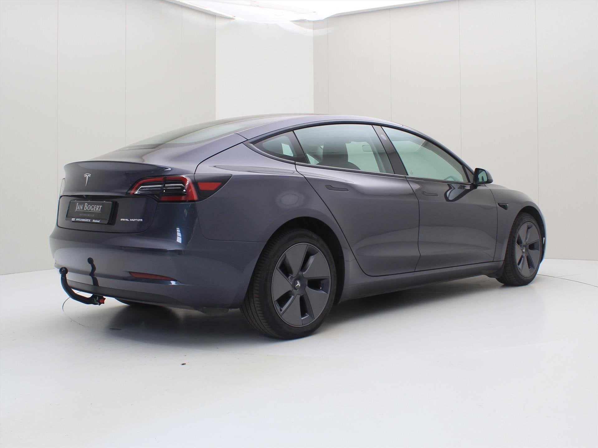 Tesla Model 3 Long-Range AWD 351pk 75 kWh 91.6% SoH UPGRADE, Auto's, Automaat, Gebruikt, Zwart, 351 pk
