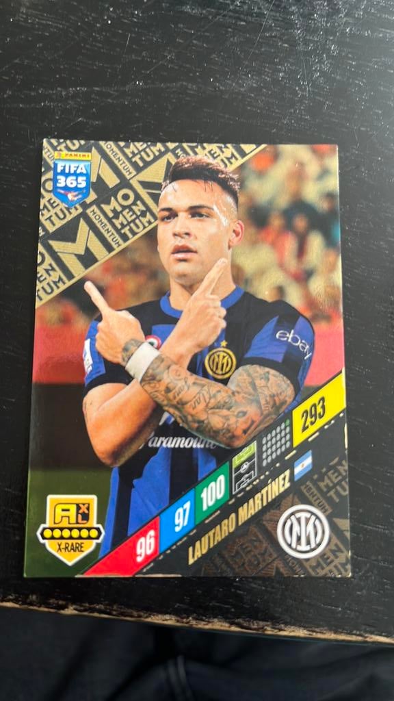 Voetbalkaart lautaro martinez, Ophalen of Verzenden, Zo goed als nieuw