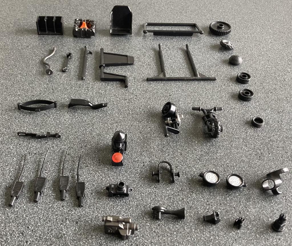 Playmobil onderdelen zwart lichtgrijs donkergrijs, Ophalen of Verzenden, Zo goed als nieuw, Los playmobil