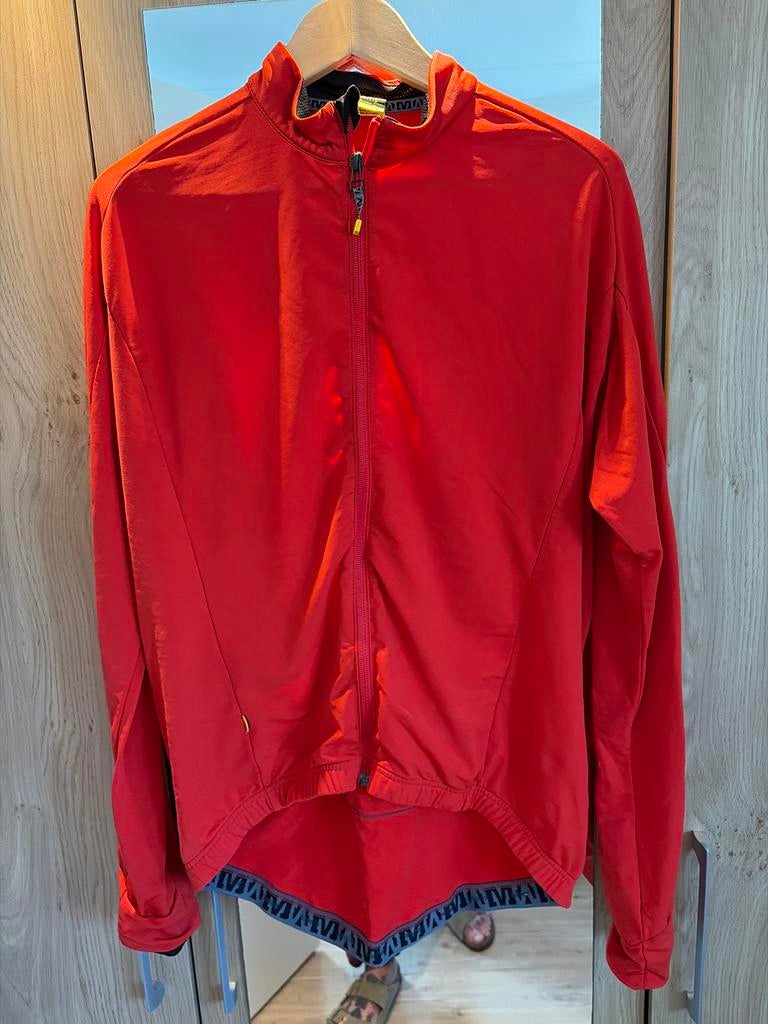 Mavic Fietsjack Rood maat L, Gebruikt, Heren, Ophalen of Verzenden, L