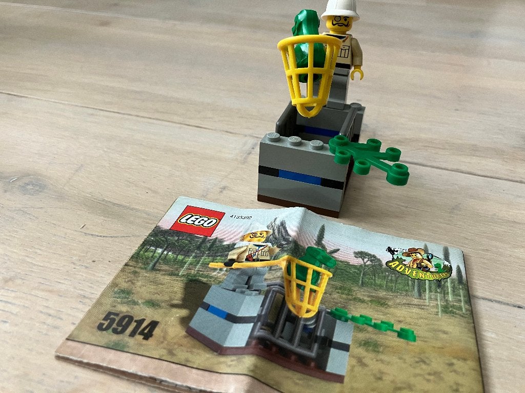 Lego Adventurers 5914 - Gator Landing met instructies, Gebruikt, Overige thema's, Lego, Ophalen of Verzenden