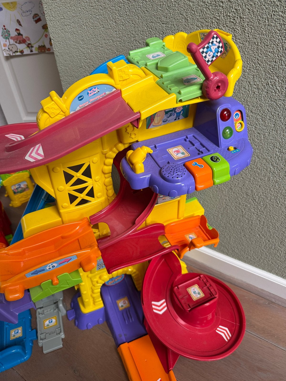 VTech Toet Toet Auto's Garage en Baanset met Extra's, Ophalen, Gebruikt