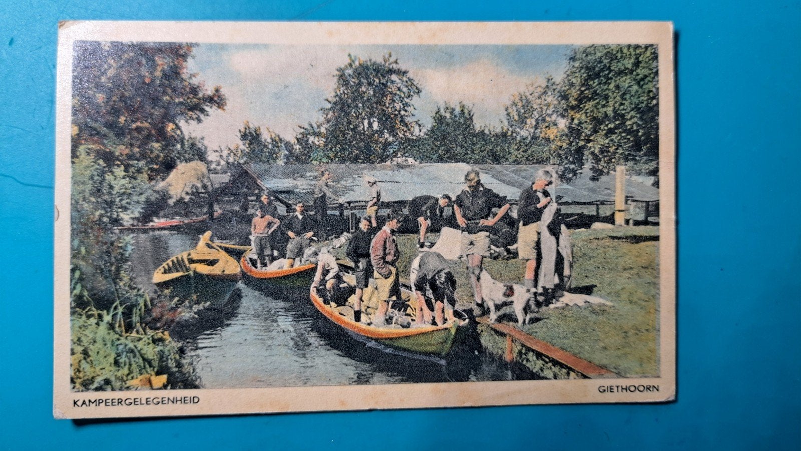 Giethoorn kampeergelegenheid 1953, Ophalen of Verzenden, 1940 tot 1960, Gelopen, Overijssel