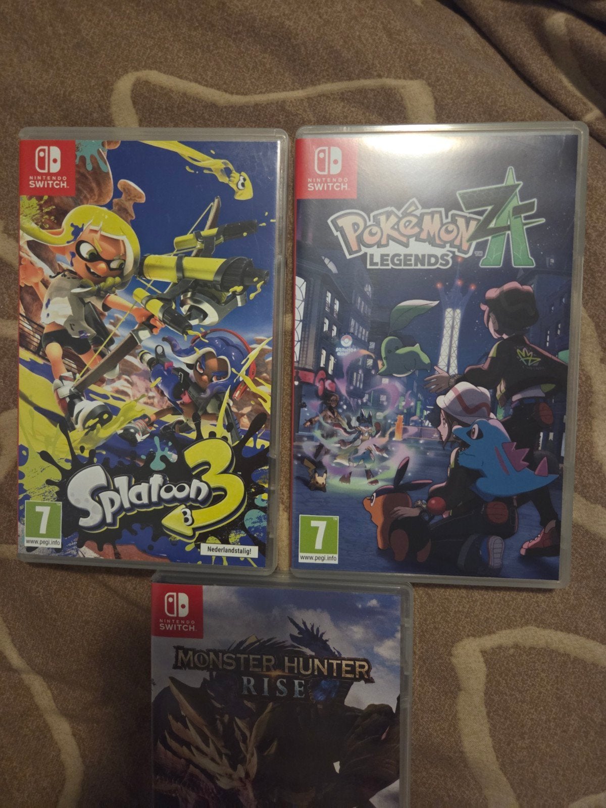 Nintendo Switch games: Splatoon 3, Pokémon Legends, Monster, Ophalen of Verzenden