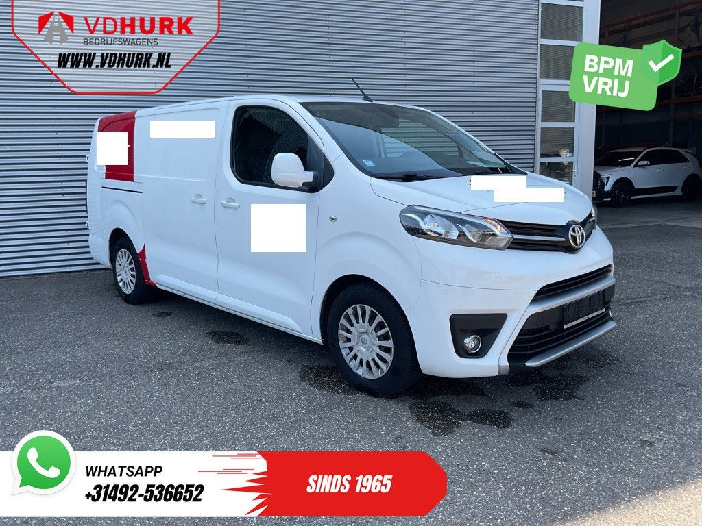 Toyota ProAce Worker 2.0 125 pk L3 2x Schuifdeur/ Inrichting, Auto's, Bestelauto's, Gebruikt, 4 cilinders, 2500 kg, Bedrijf