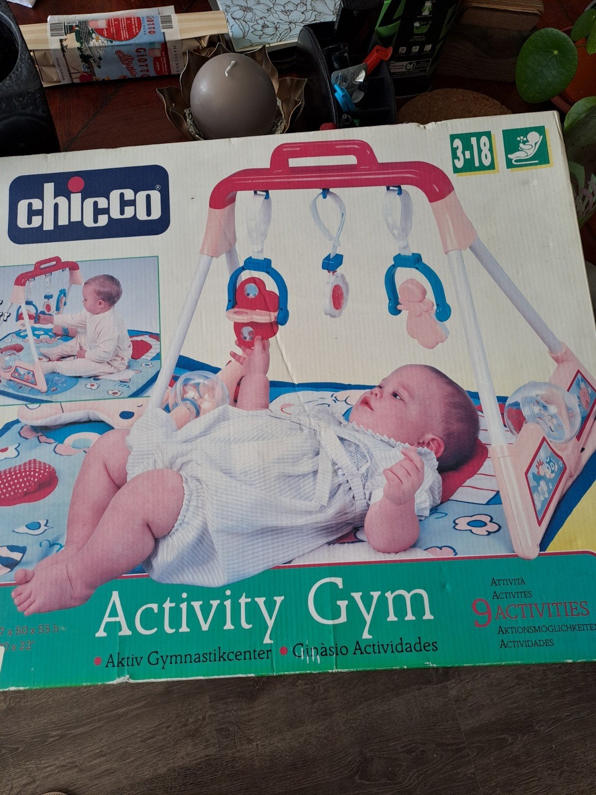 Chicco Activity Gym - Speelkleed en Babygym, Kinderen en Baby's, Speelgoed | Babyspeelgoed, Ophalen of Verzenden, Gebruikt, Babygym