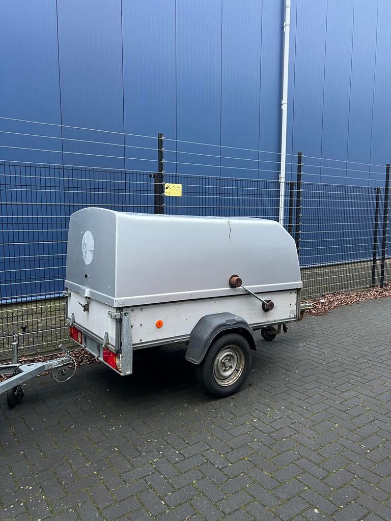 Gesloten aanhanger / bagagewagen met kap, Ophalen, Gebruikt