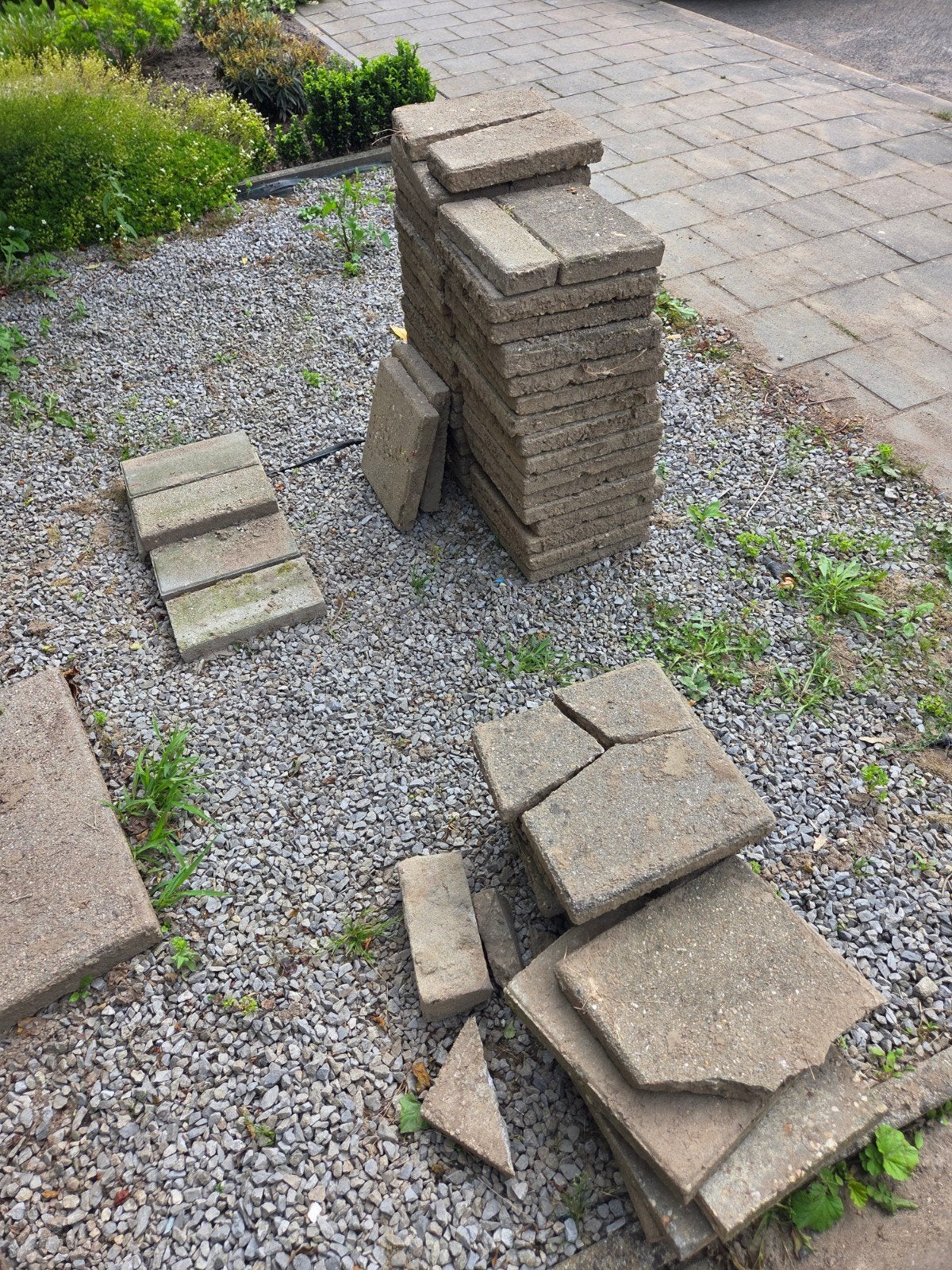 Grari! Tegels af te halen 30 x 40, Tuin en Terras, Tegels en Klinkers, Ophalen of Verzenden, Gebruikt, Beton, Terrastegels