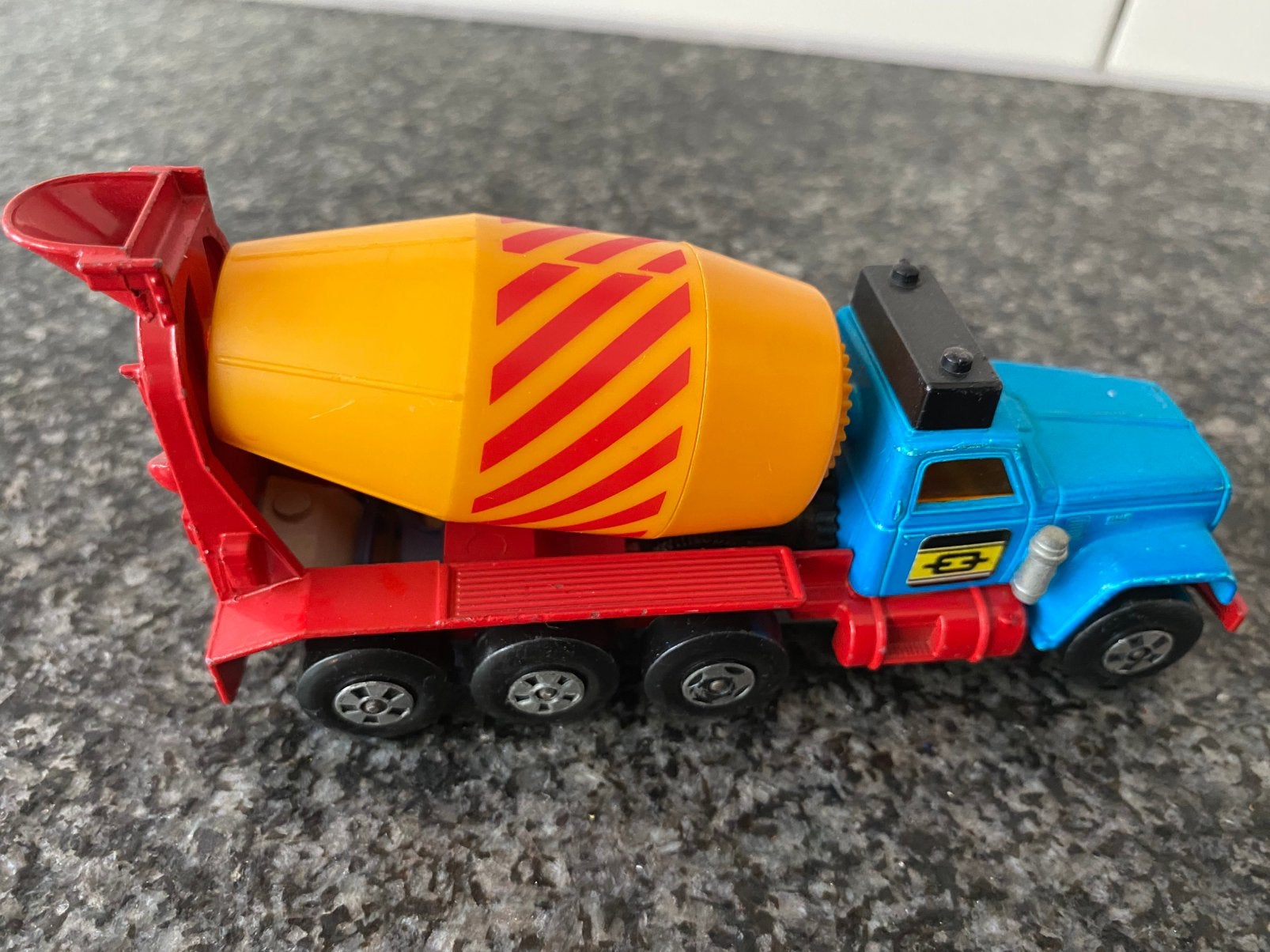 Matchbox super Kings K-6 GMC cement mixer 1970, Ophalen of Verzenden, Zo goed als nieuw, Bus of Vrachtwagen