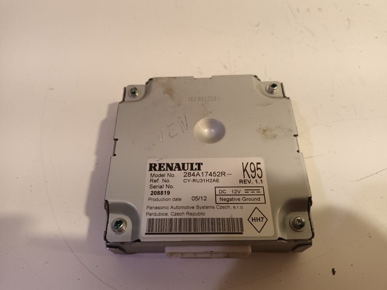 Computer Renault Mégane, Auto-onderdelen, Elektronica en Kabels, Renault, Gebruikt, Herkomst onderdeel bekend, 12 maanden garantie