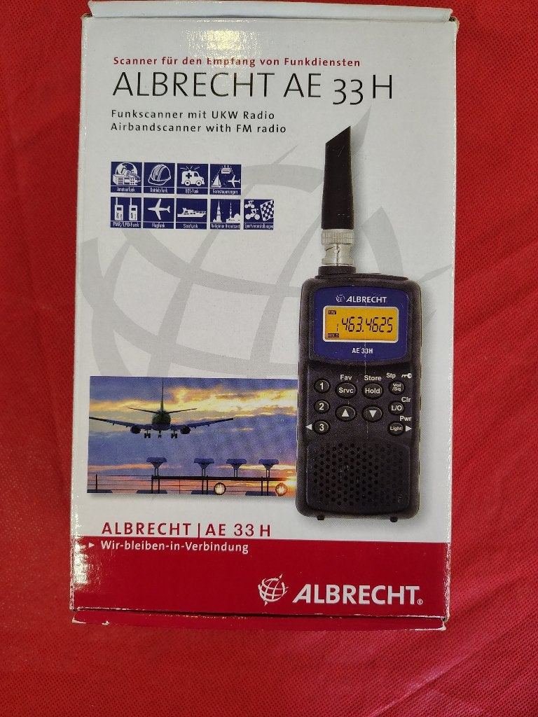 Albrecht AE33H scanner, Telecommunicatie, Ophalen of Verzenden, Zo goed als nieuw, Ontvanger