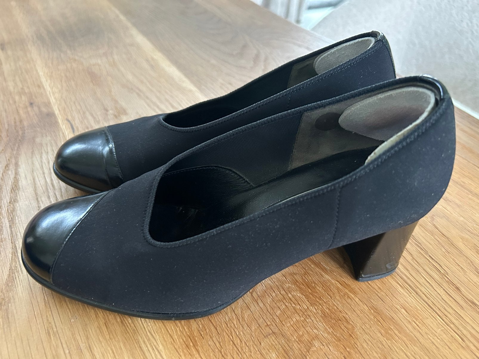 Gabor schoenen zwart met hak maat 37 zgan, Ophalen of Verzenden, Zo goed als nieuw, Zwart