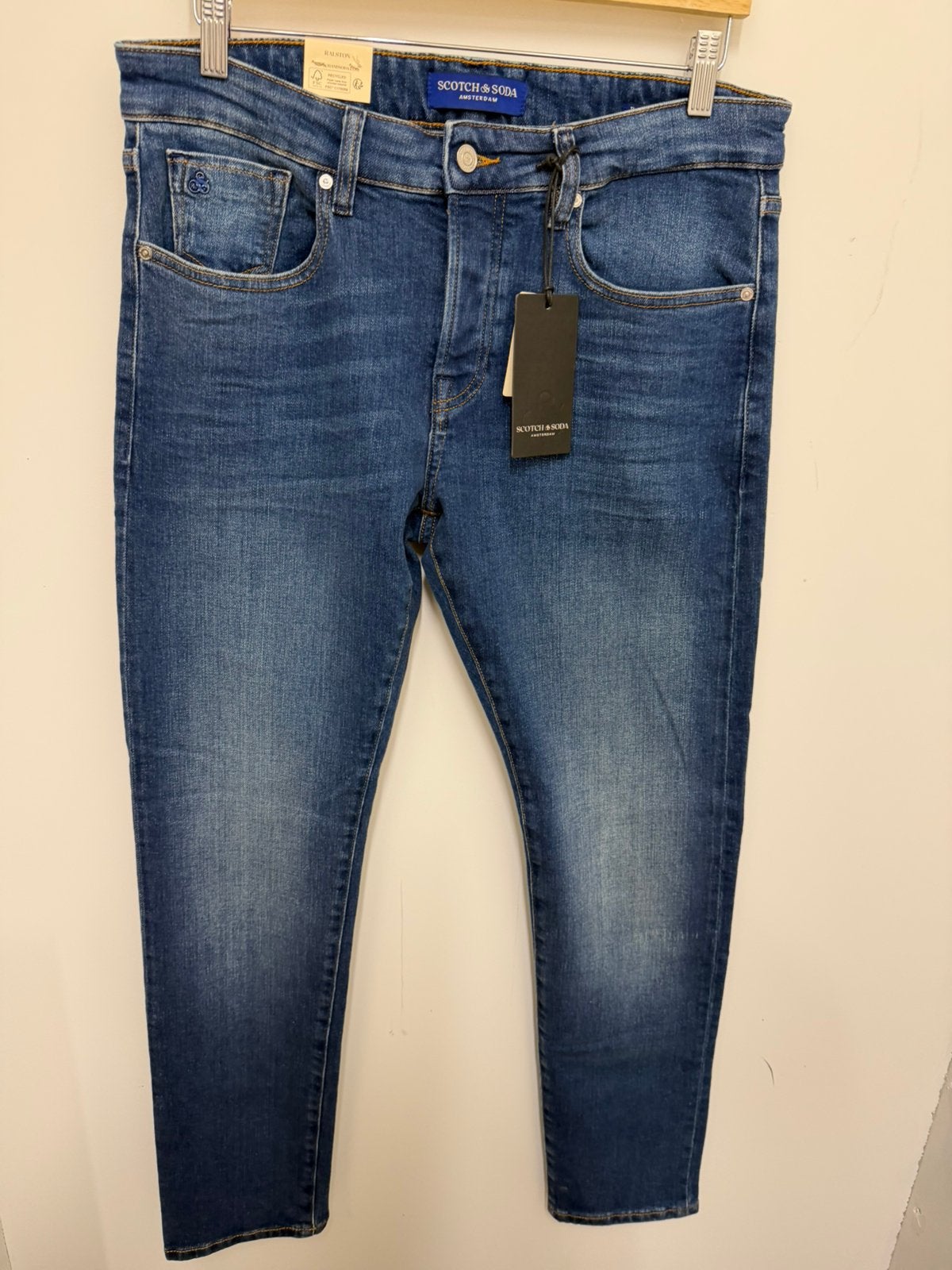 Nieuwe Scotch&Soda Ralston jeans W33-L32, Verzenden, Nieuw, Blauw, W33 - W34 (confectie 48/50)