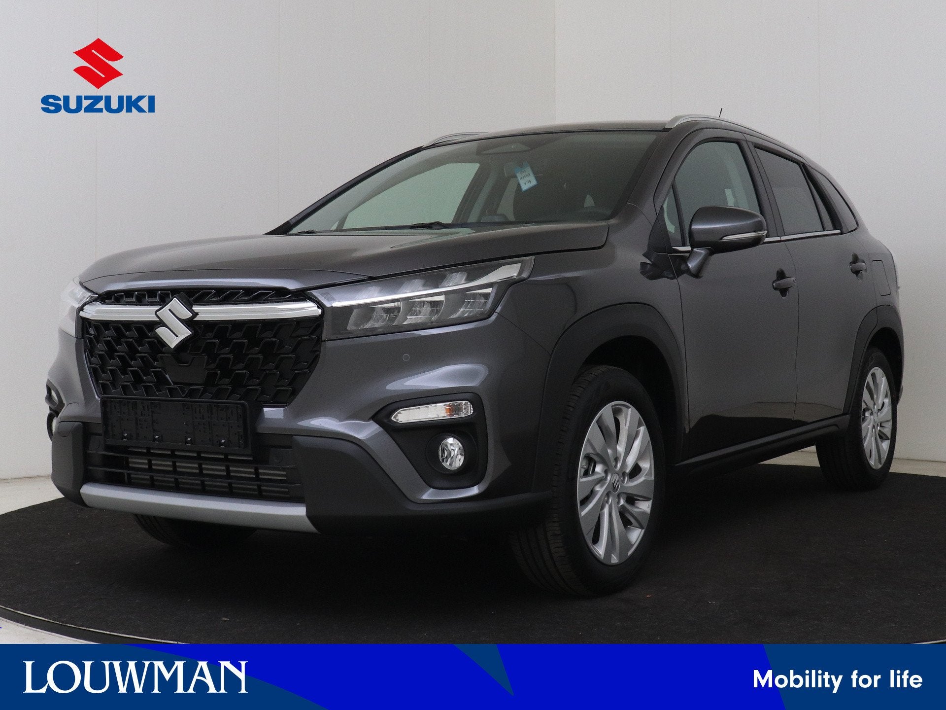 Suzuki S-Cross 1.4 Boosterjet Select Smart Hybrid *NIEUW* |, Auto's, Voorwielaandrijving, Stof, Zwart, 4 cilinders