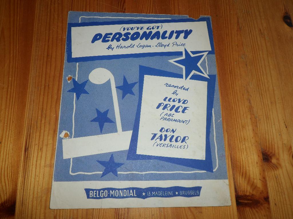 You've got personality - harold logan / lloyd price, Gebruikt, Gitaar, Ophalen of Verzenden, Artiest of Componist