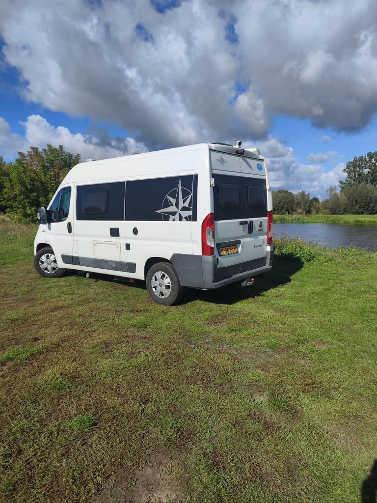 Fijne, kleine off-grid complete camper fiat Ducato (5.40m), Fiat, Tot en met 2, Koelkast, Westfalia