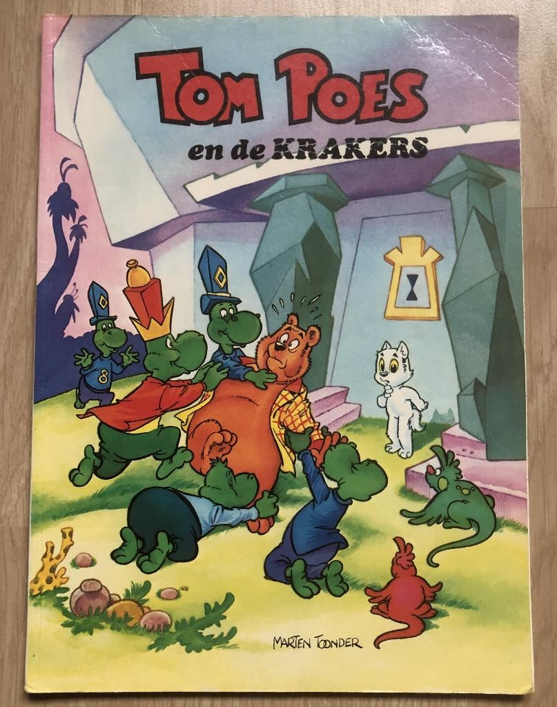 MARTEN TOONDER - TOM POES EN DE KRAKERS - STRIPBOEK, Eén stripboek, Ophalen of Verzenden, Zo goed als nieuw, Marten Toonder