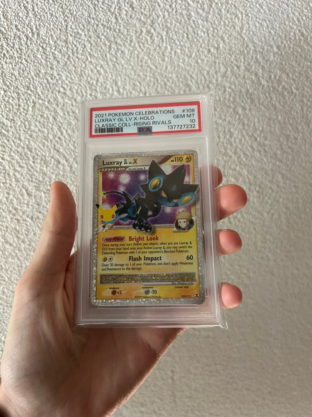 Luxray lv x PSA10, Ophalen of Verzenden, Nieuw, Losse kaart, Foil