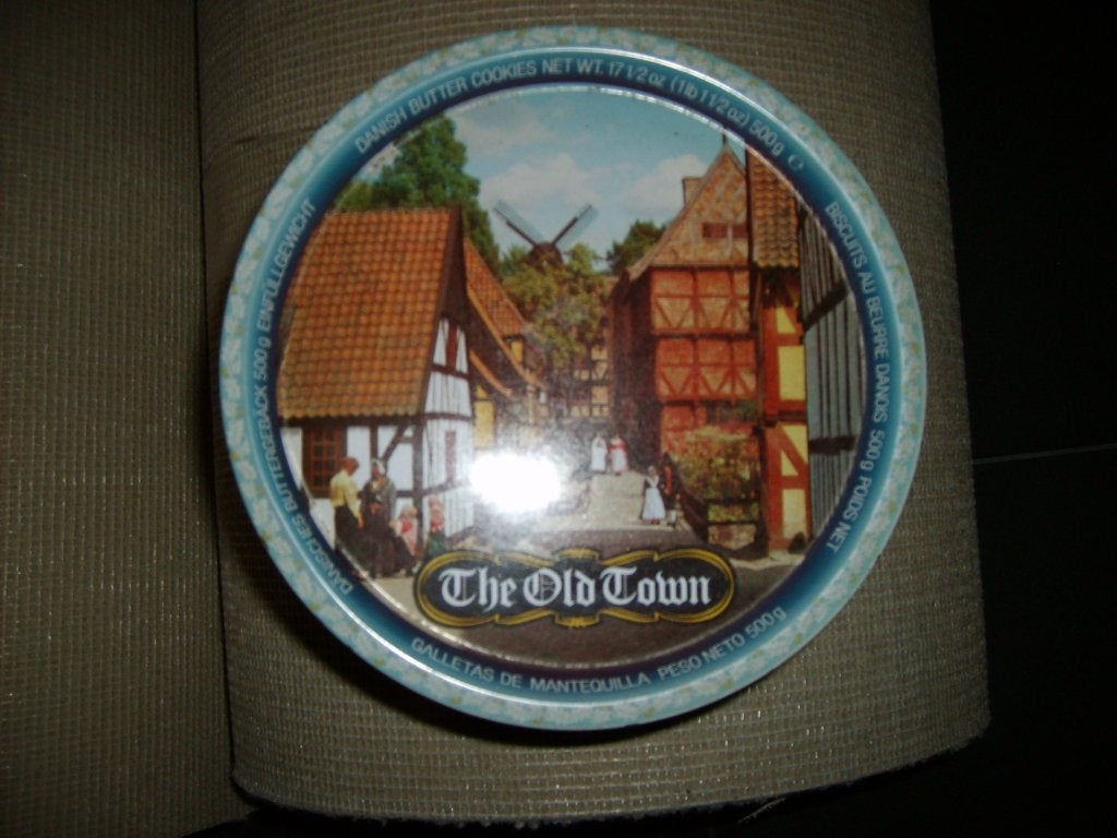 The old town blik., Verzamelen, Blikken, Ophalen of Verzenden, Zo goed als nieuw, Koek(jes)