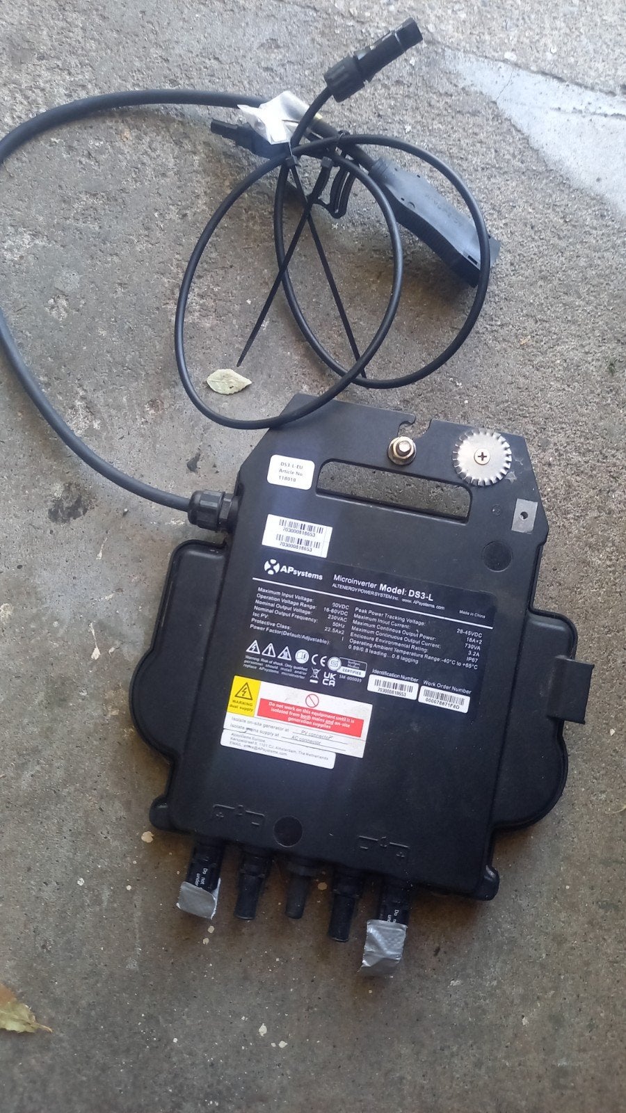 APSystems DS3-L plus ECU-B, Ophalen of Verzenden, Kabel of Snoer