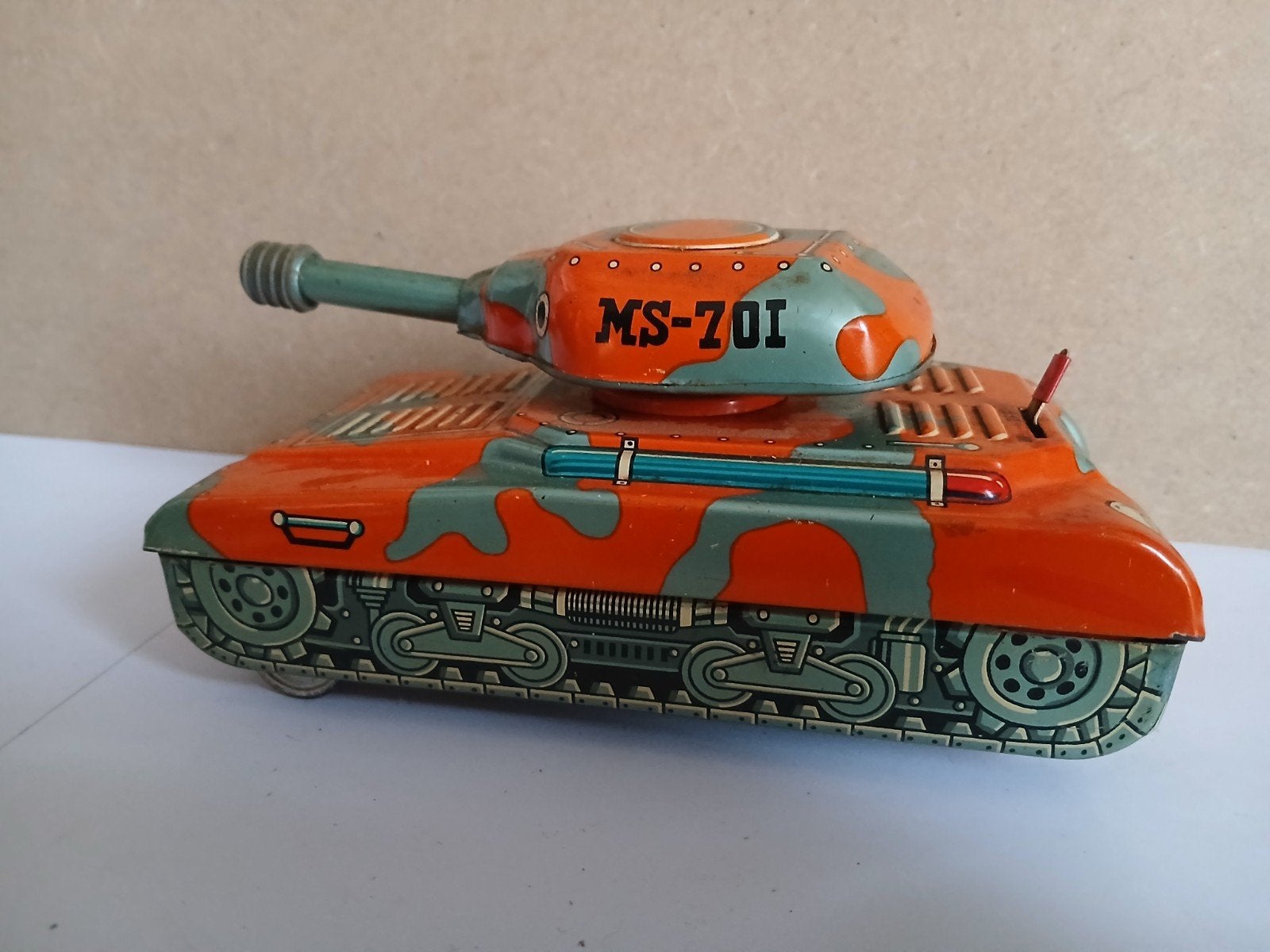 Blikken tank, Antiek en Kunst, Ophalen of Verzenden